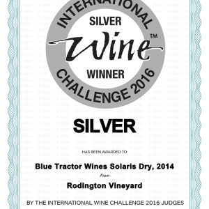 Solaris Dry – Silver International Wine Challenge award 2016